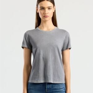 Cotton Citizen Washed Gray Standard Fit Short Sleeve T-shirt Size Small